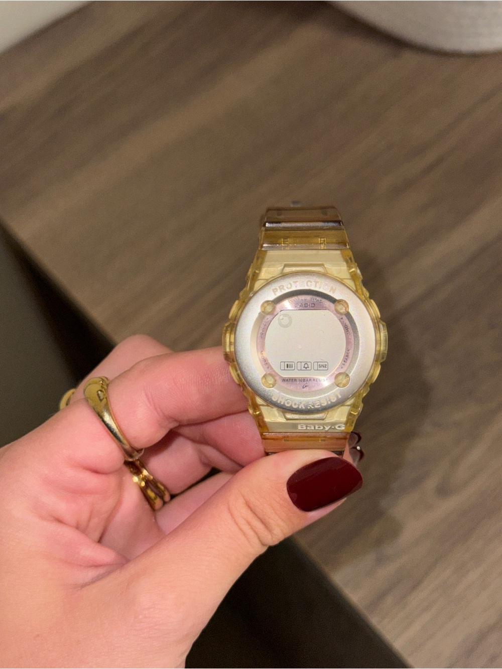 Casio Baby-G Shock Transparent Digital Wristwatch